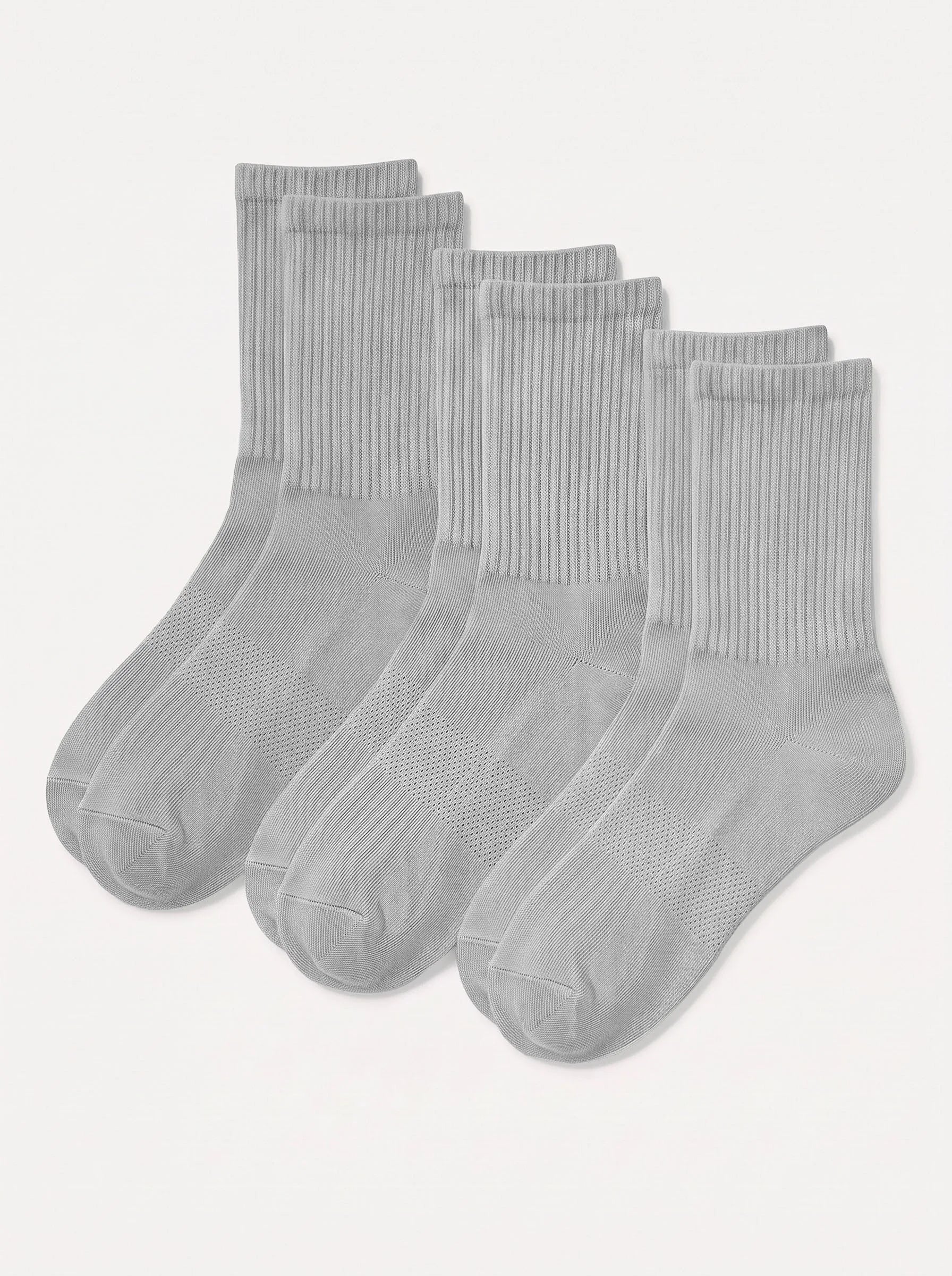 Chaussettes mi-mollet en coton Supima® — Lot de 3