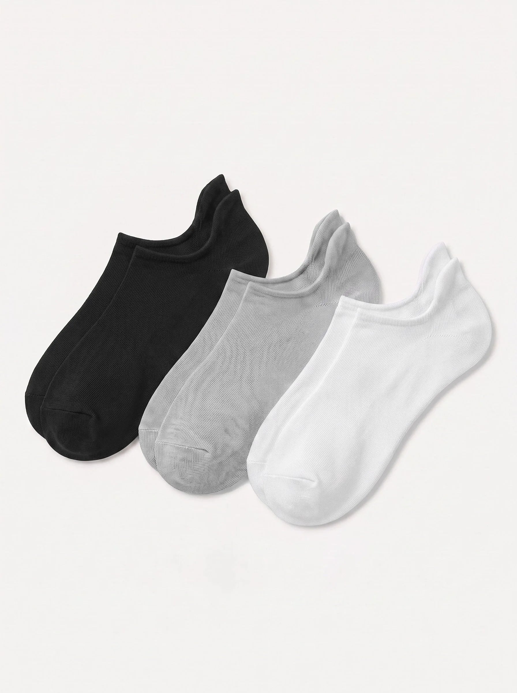 Chaussettes cheville en coton Supima® — Lot de 3