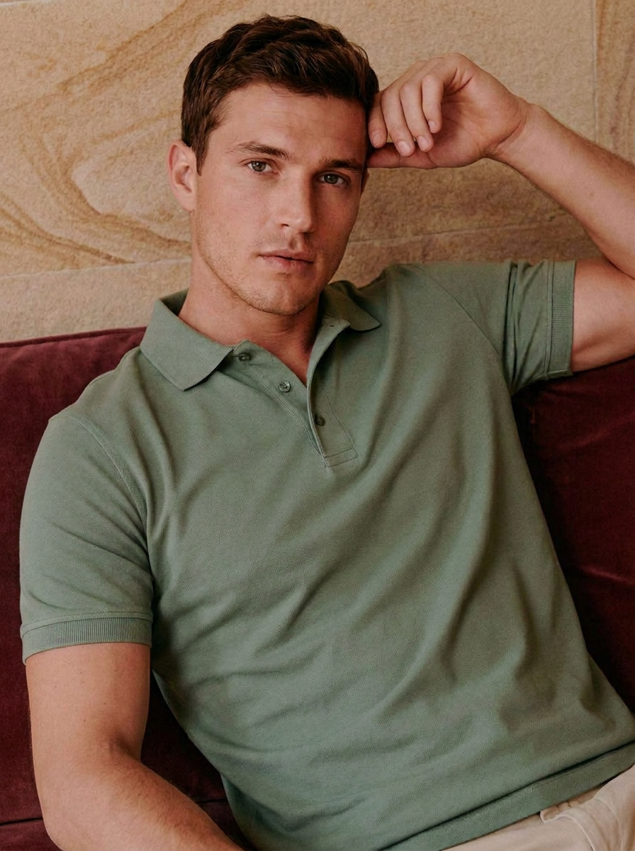 Organic Cotton Piqué Polo Shirt