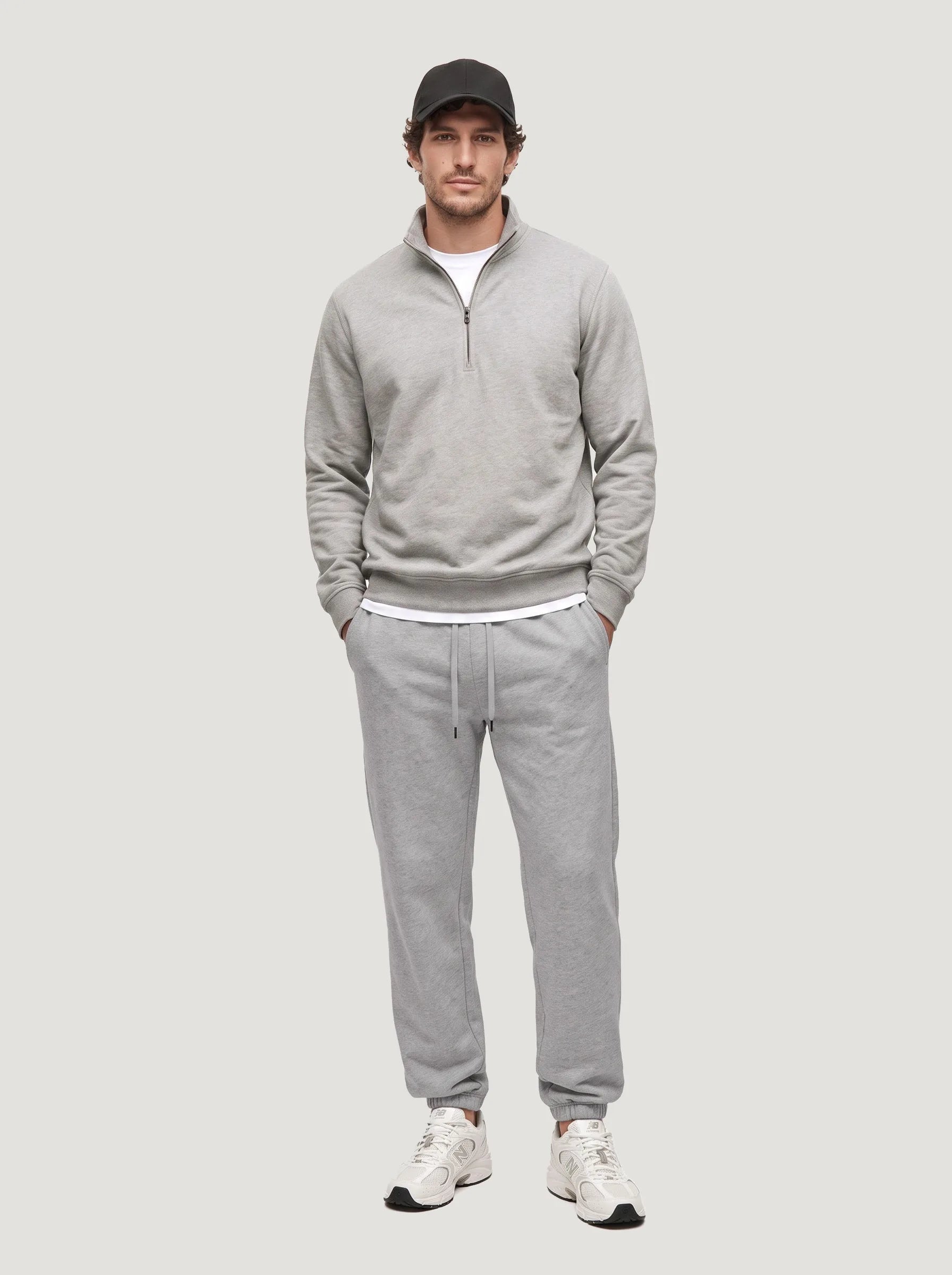 Organic Cotton Half-Zip Sweater