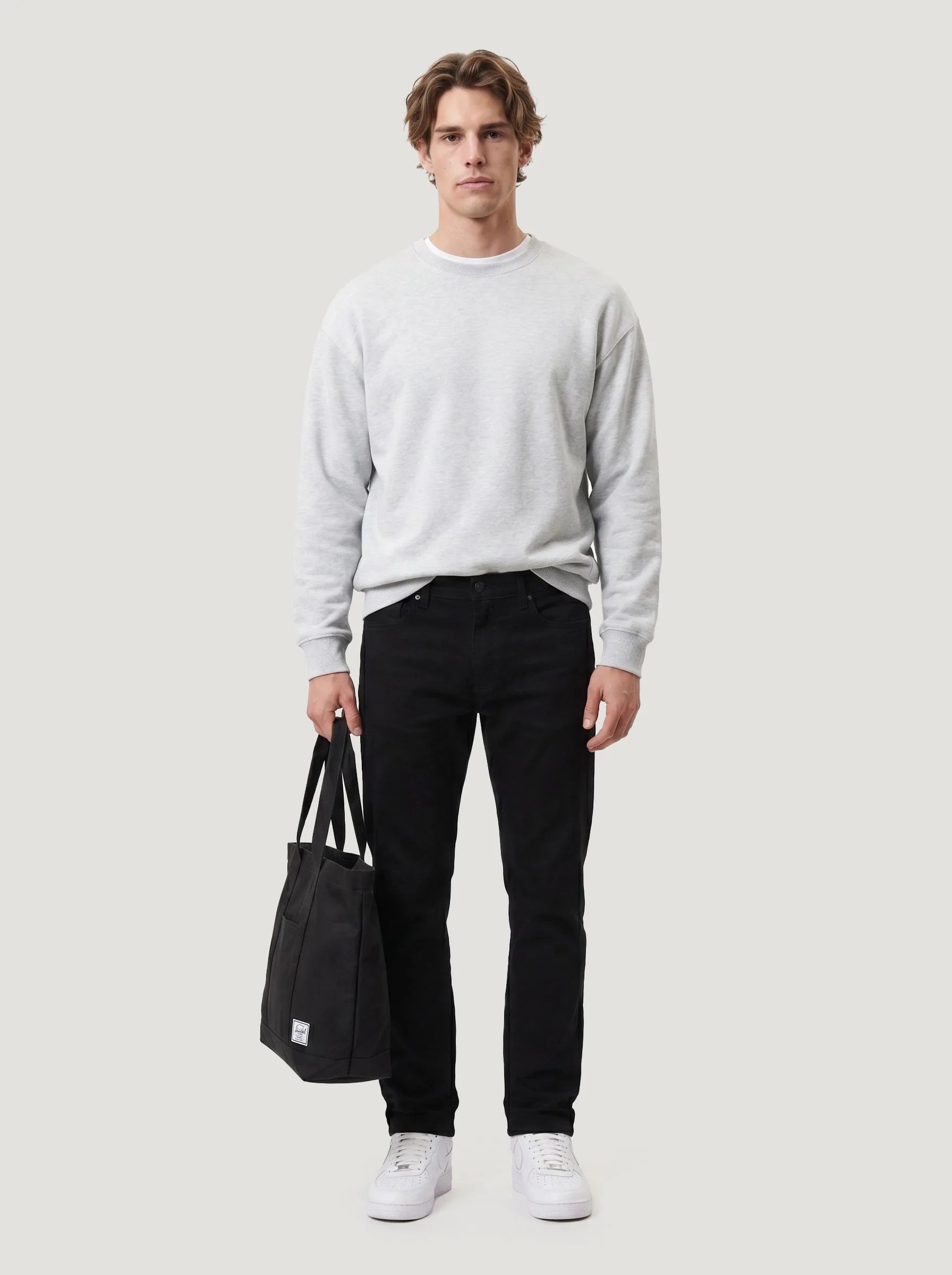 Pull col rond en coton biologique