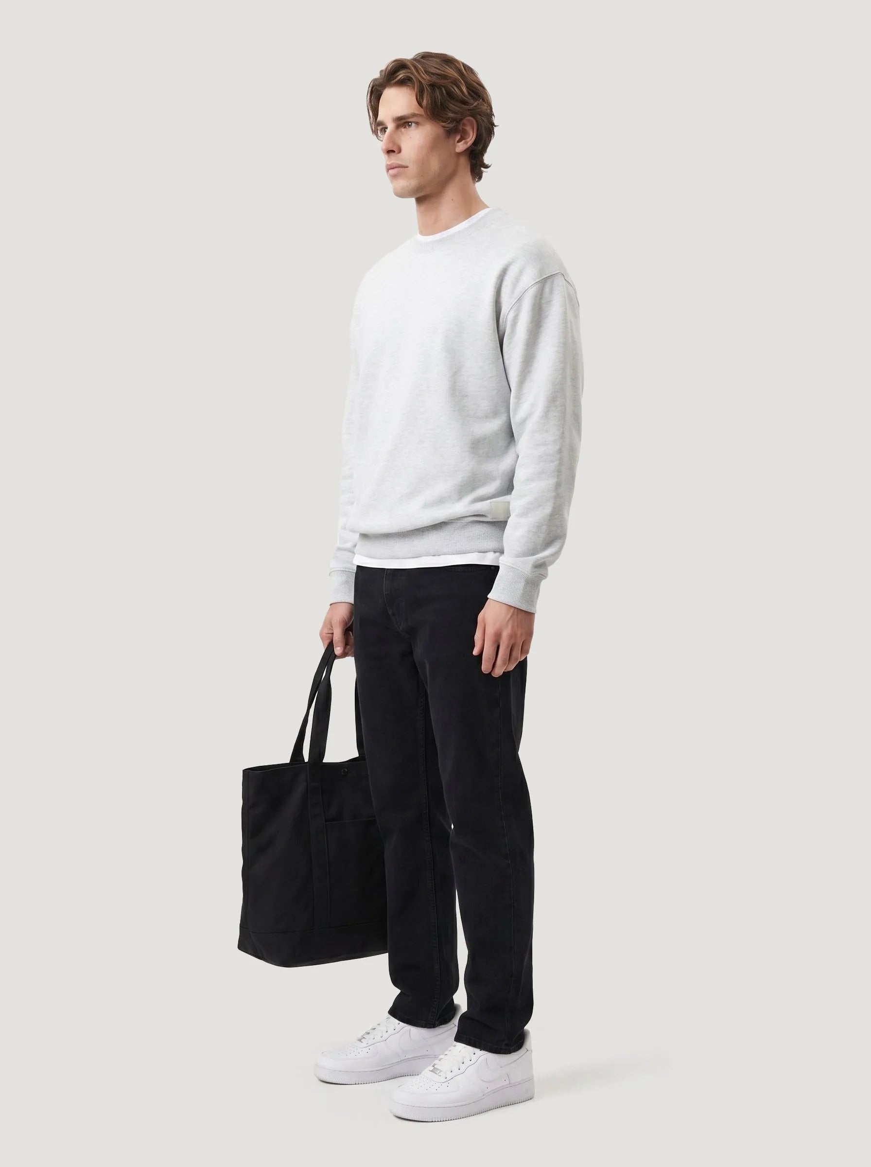 Pull col rond en coton biologique