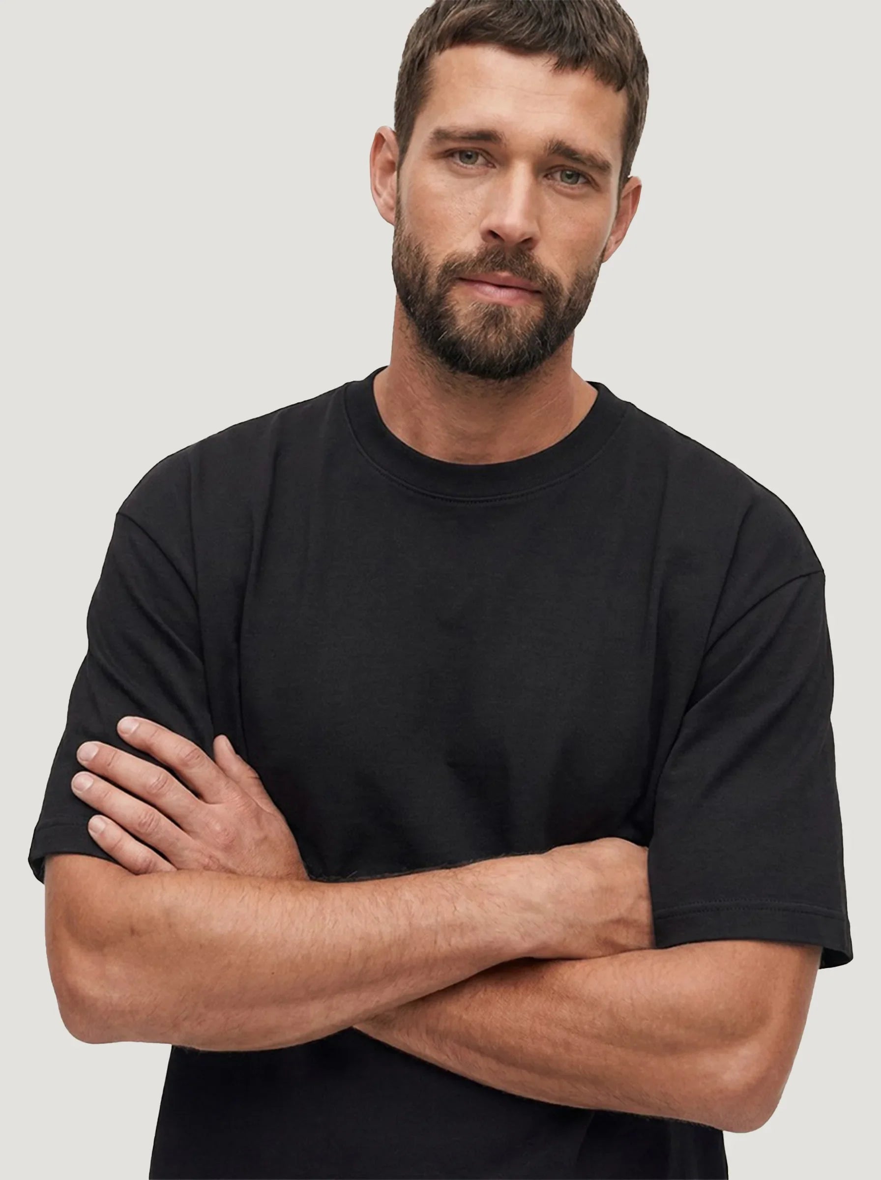 100% Organic Cotton Heavyweight Crew Tee — 3-Pack