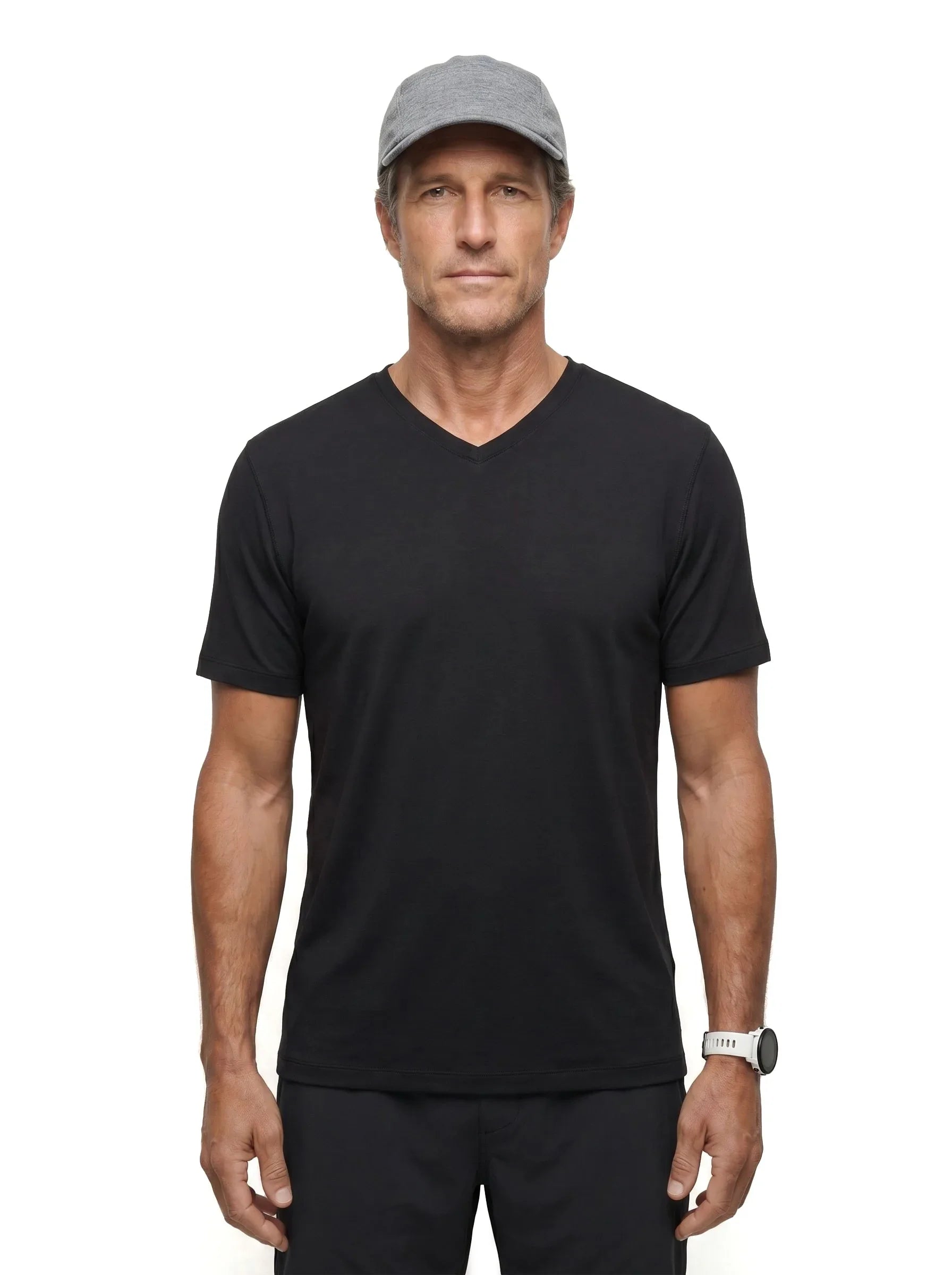 T-shirt scollo a V AirPace™ Performance — Confezione da 3