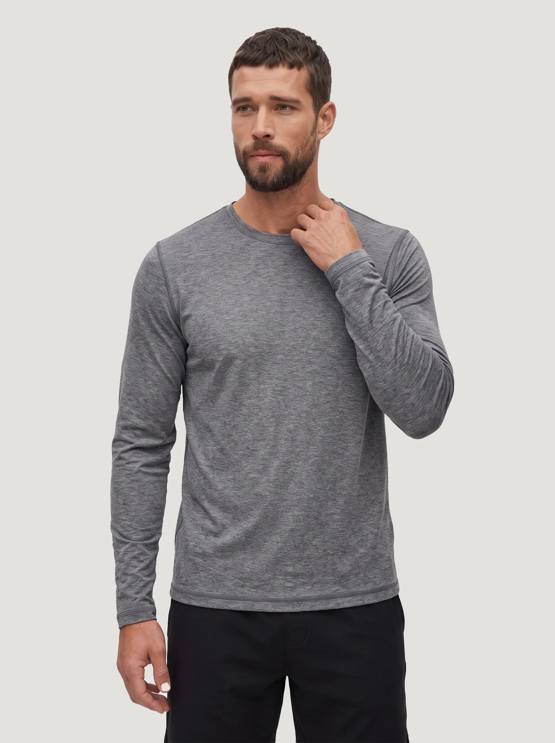 FlowBlend™ Active Long Sleeve Crew — 3-Pack