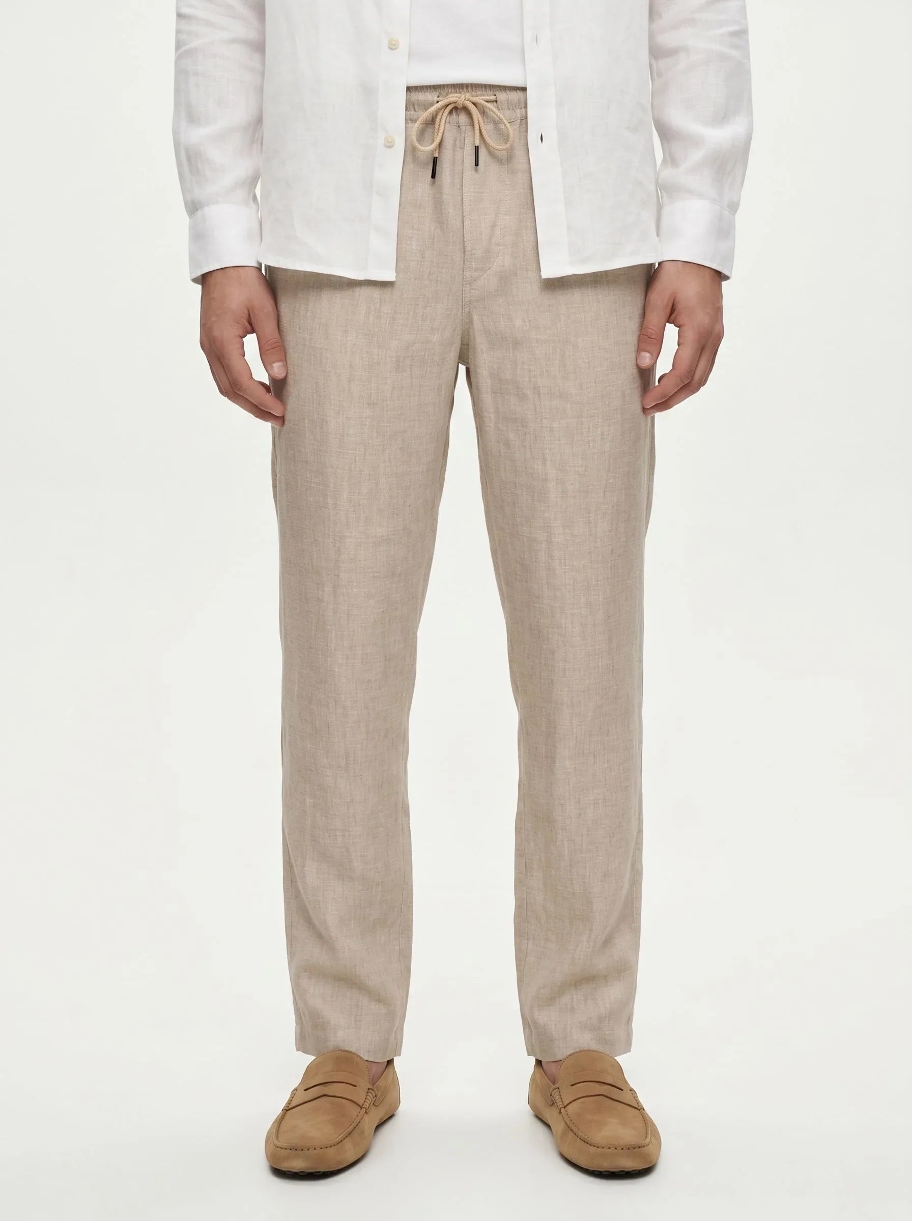100% European Linen Casual Pants — 2-Pack