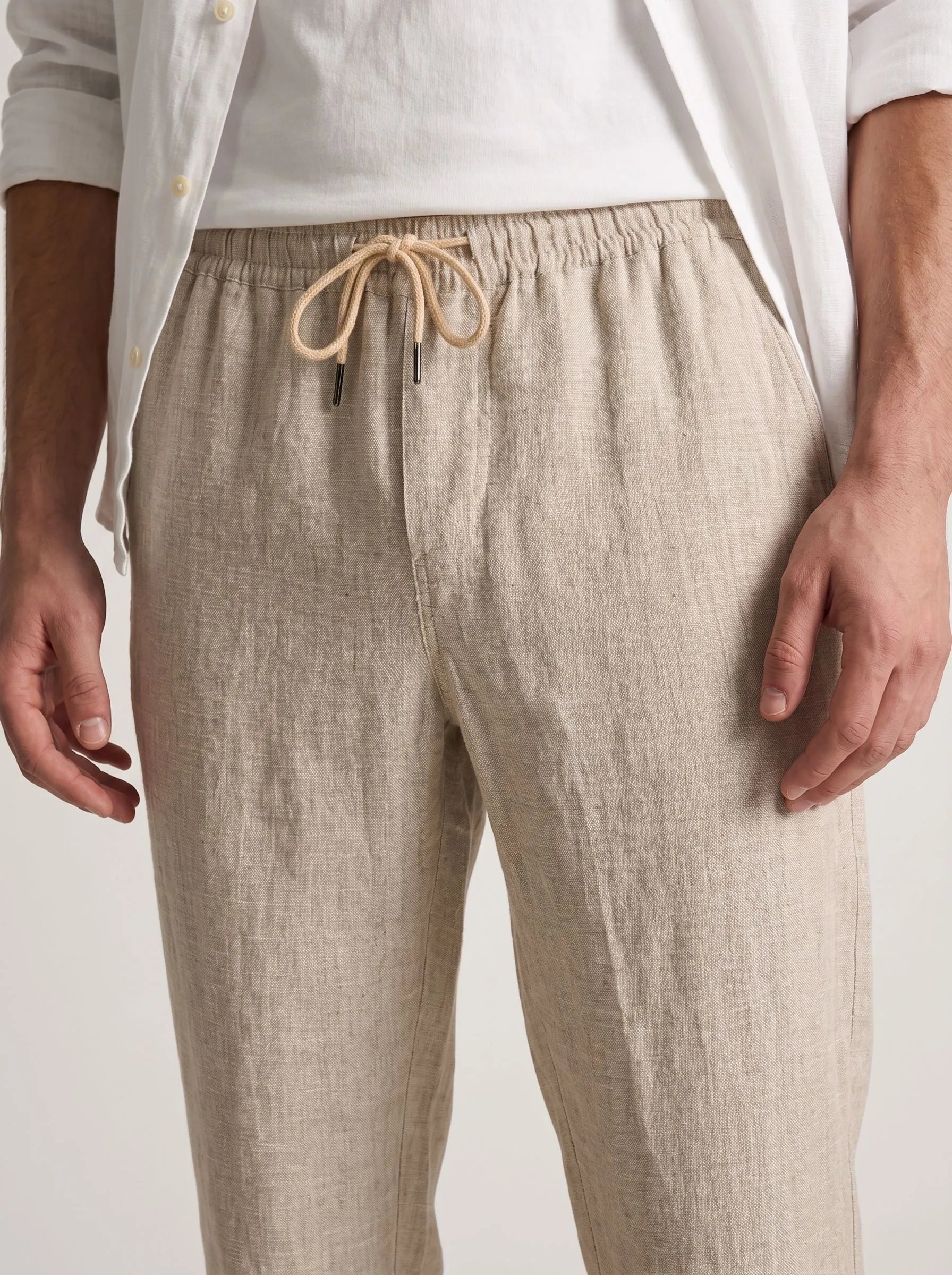 100% European Linen Casual Pants — 2-Pack