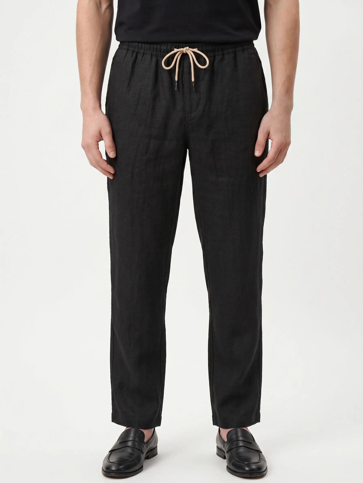 Pantalon décontracté 100 % lin européen