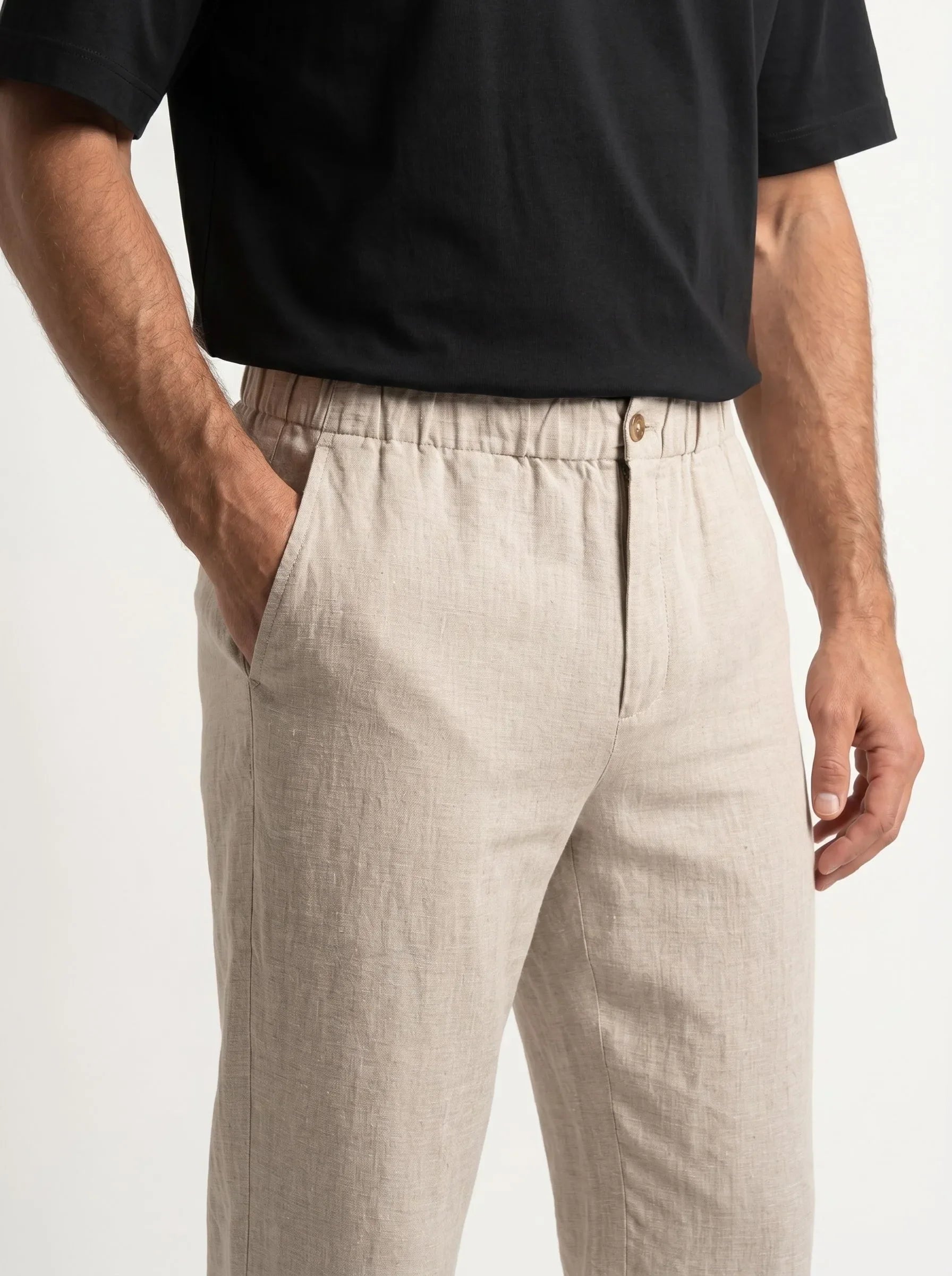 100% European Linen Dress Pants — 2-Pack