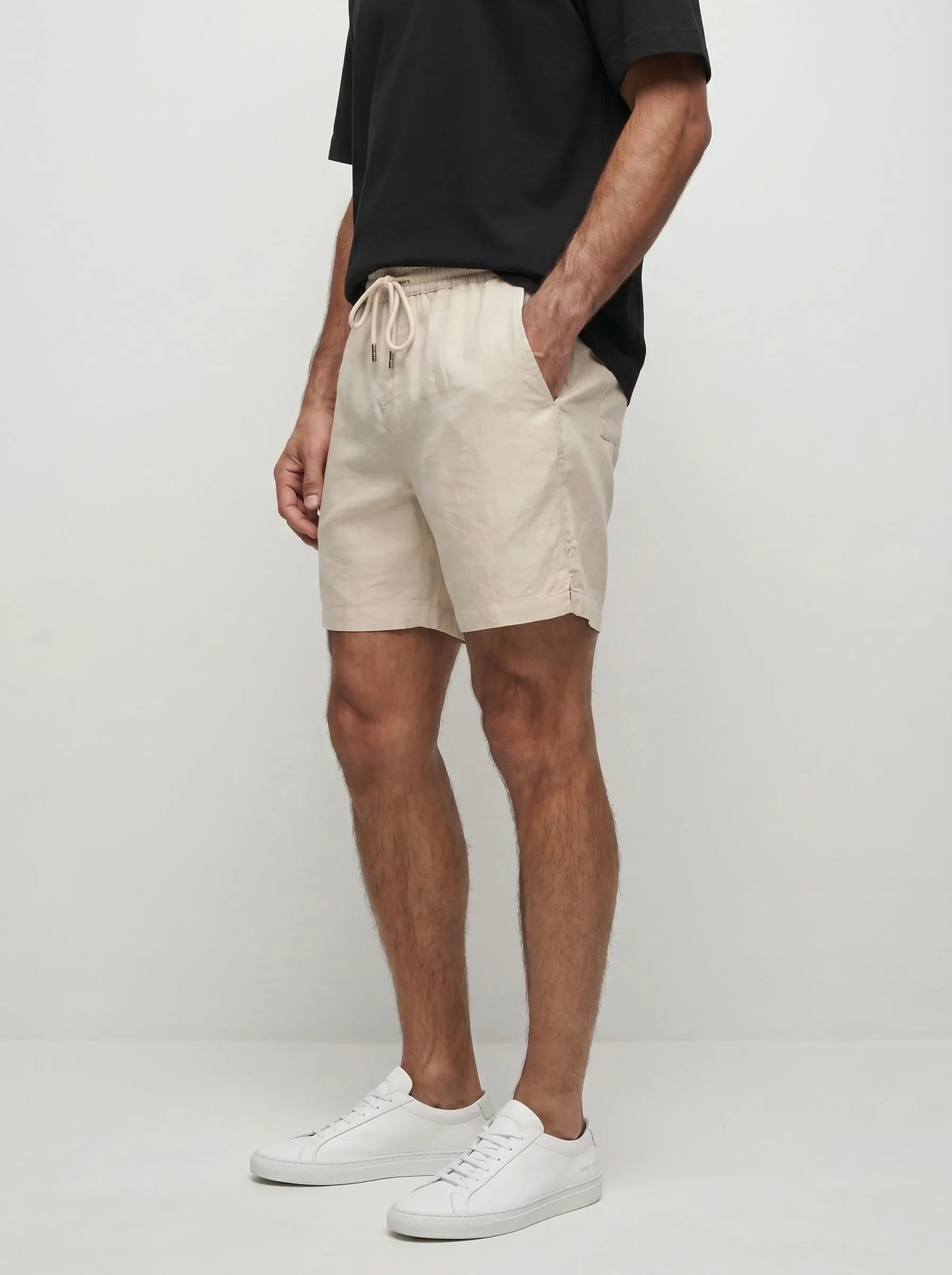 100% European Linen Casual Shorts — 2-Pack