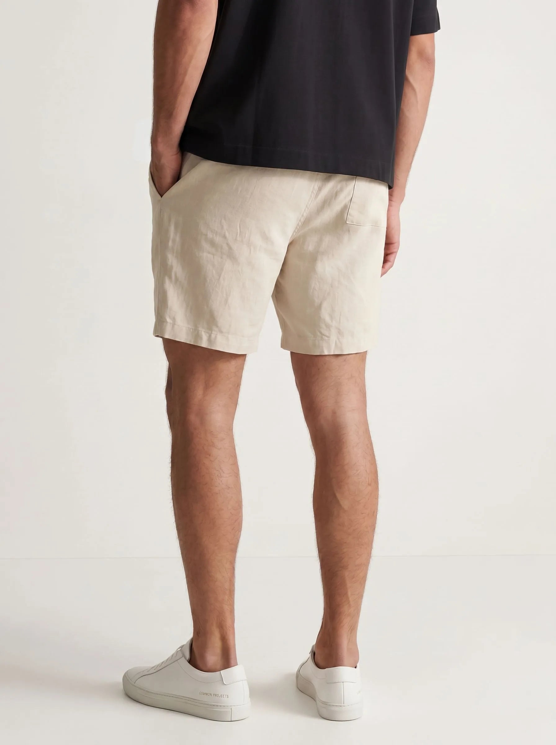 100% European Linen Casual Shorts
