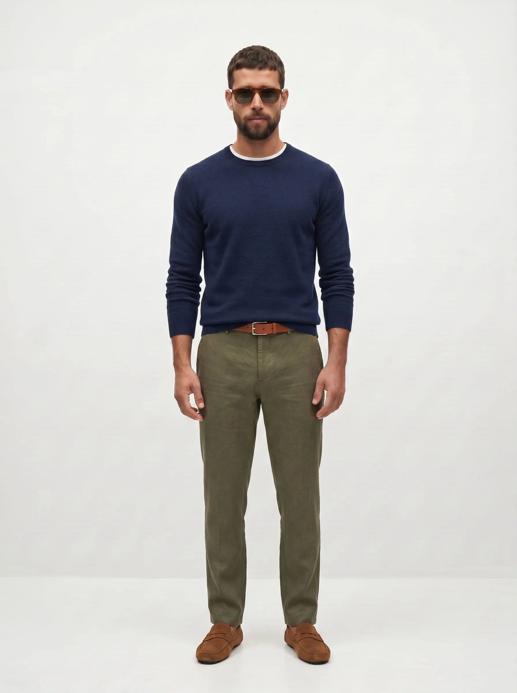 Mongolian Cashmere Crew Sweater