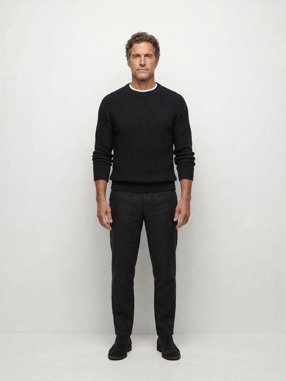 BVM KN SWT 005 BLK 03 half body front