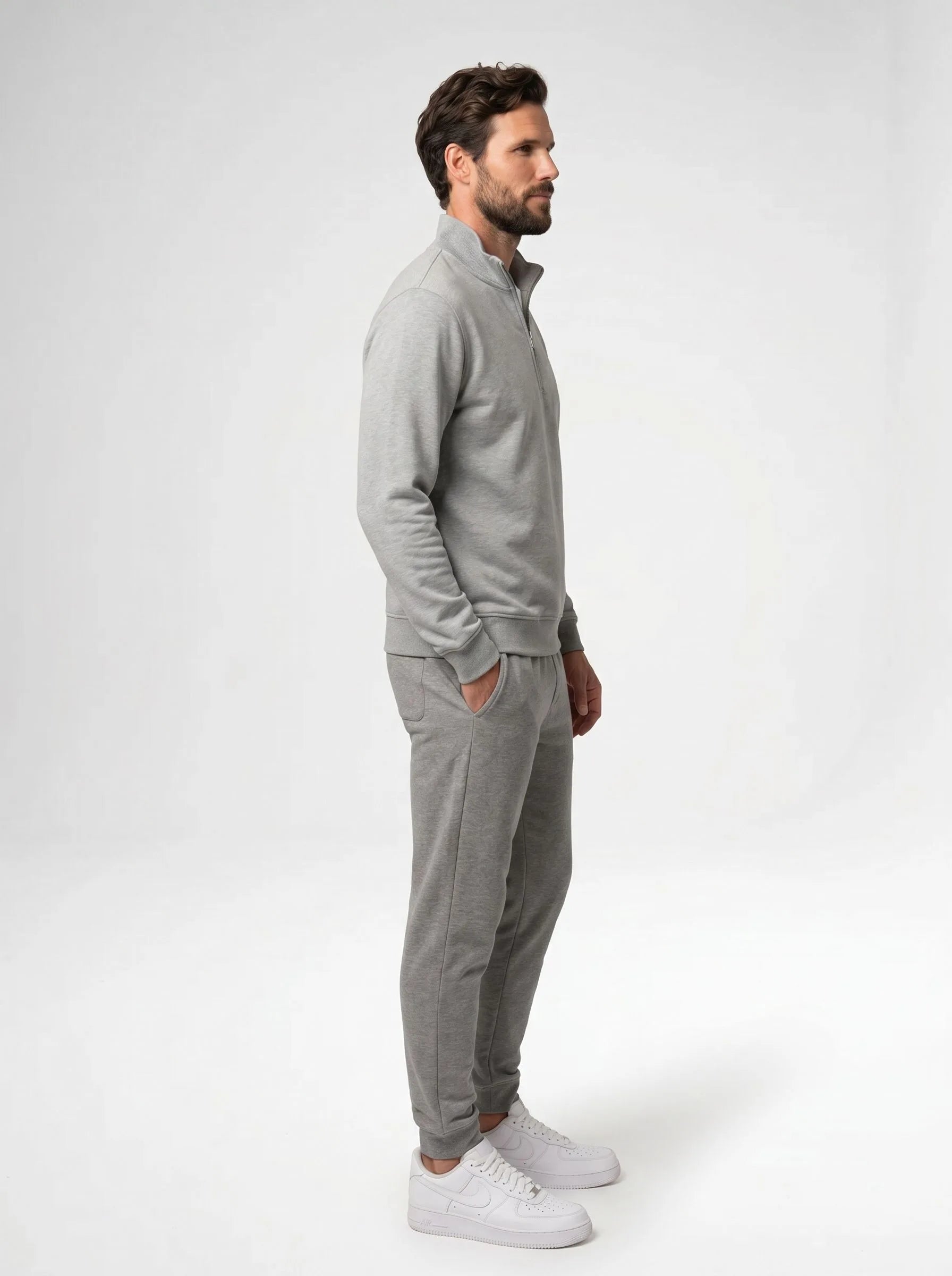 Organic Cotton Half-Zip Sweater