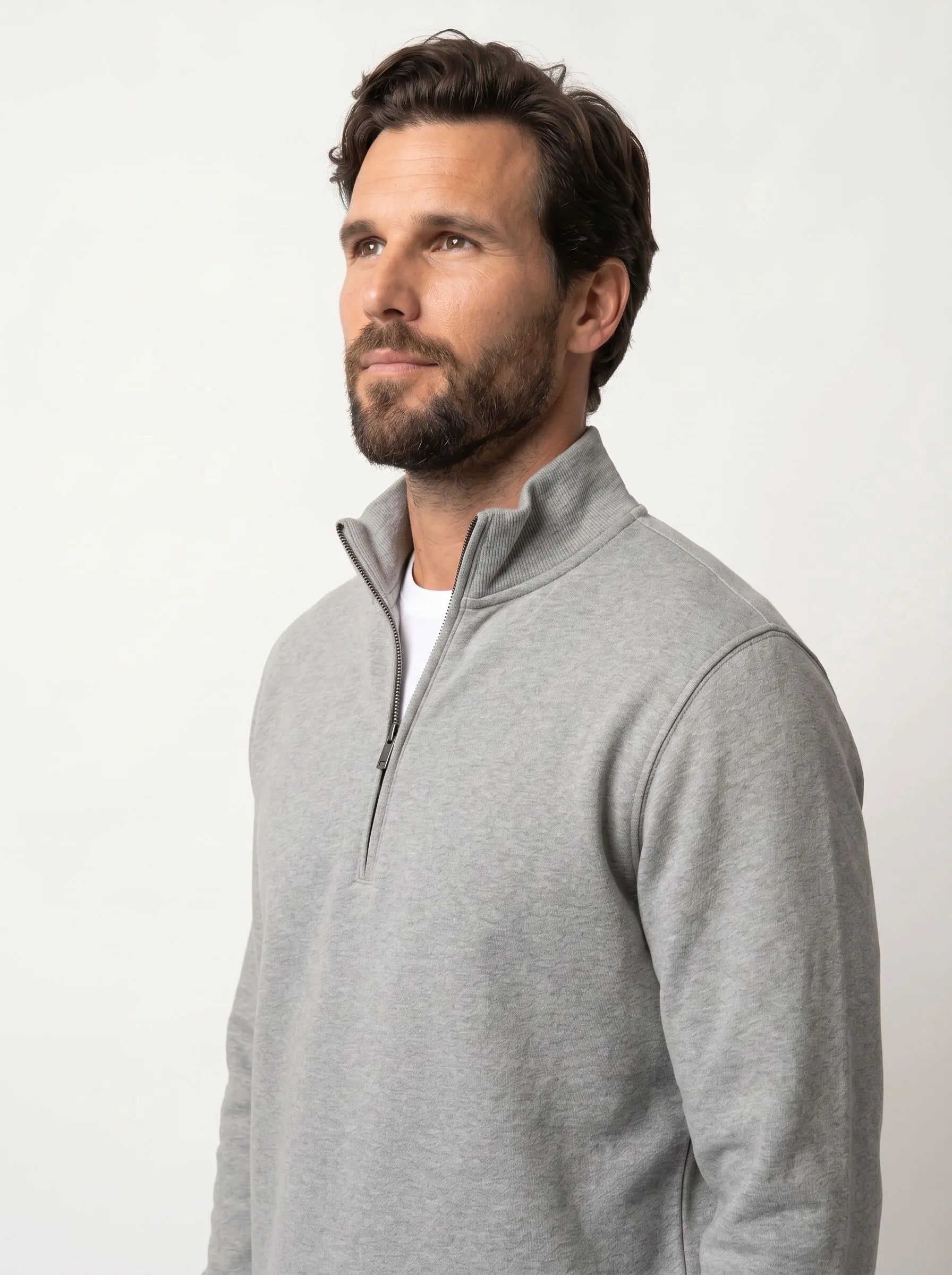 Organic Cotton Half-Zip Sweater