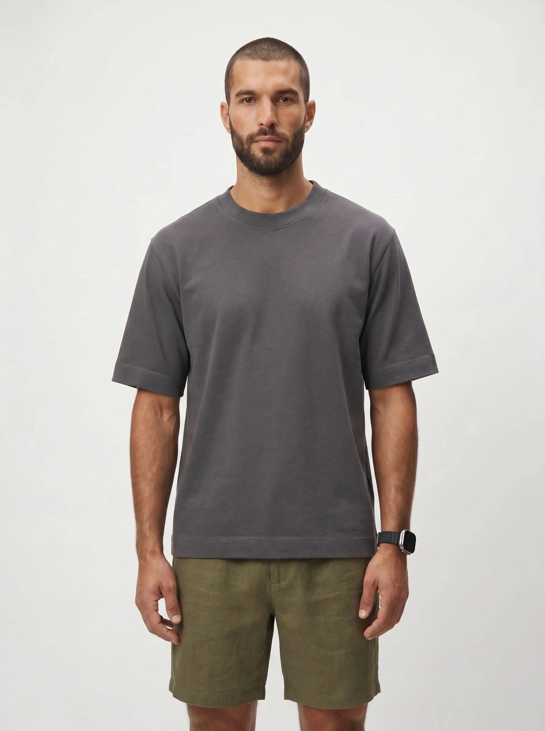 100% Organic Cotton Heavyweight Crew Tee
