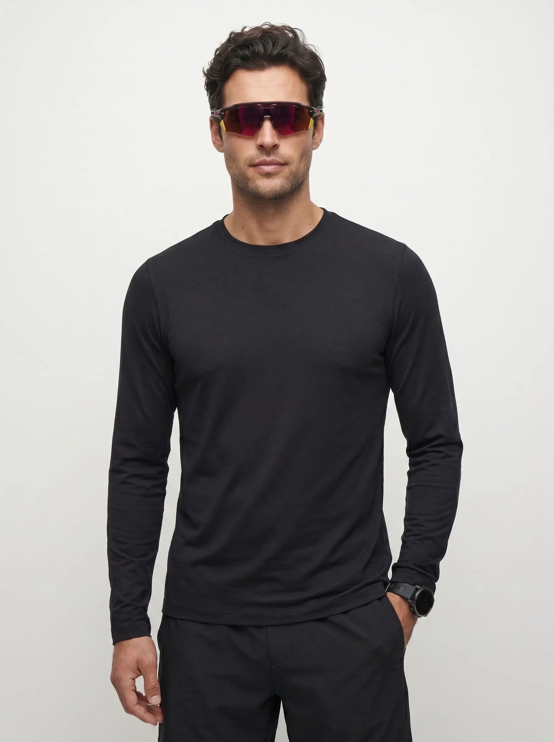 FlowBlend™ Active Long Sleeve Crew — 3-Pack