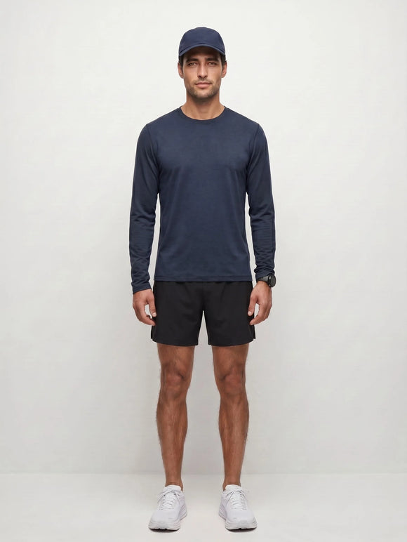 BVM TP TEE 008 NVY 03 half body front