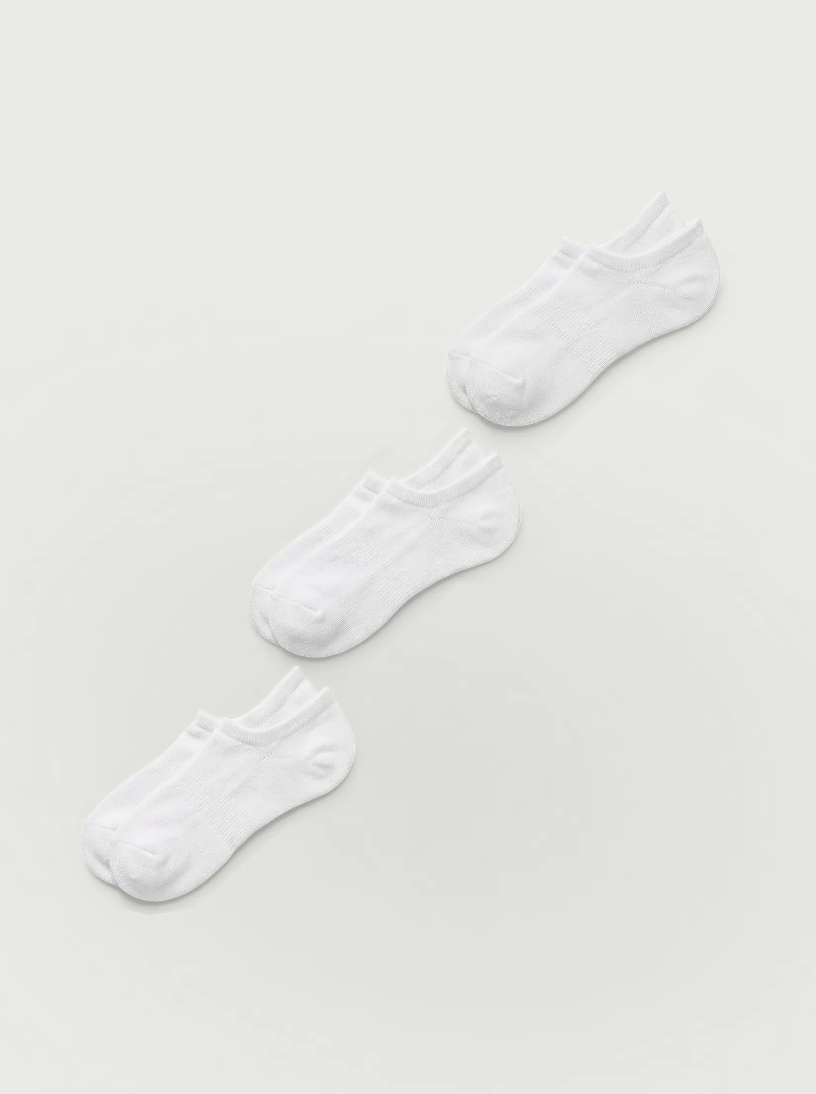 Supima® Cotton No Show Socks 3-Pack